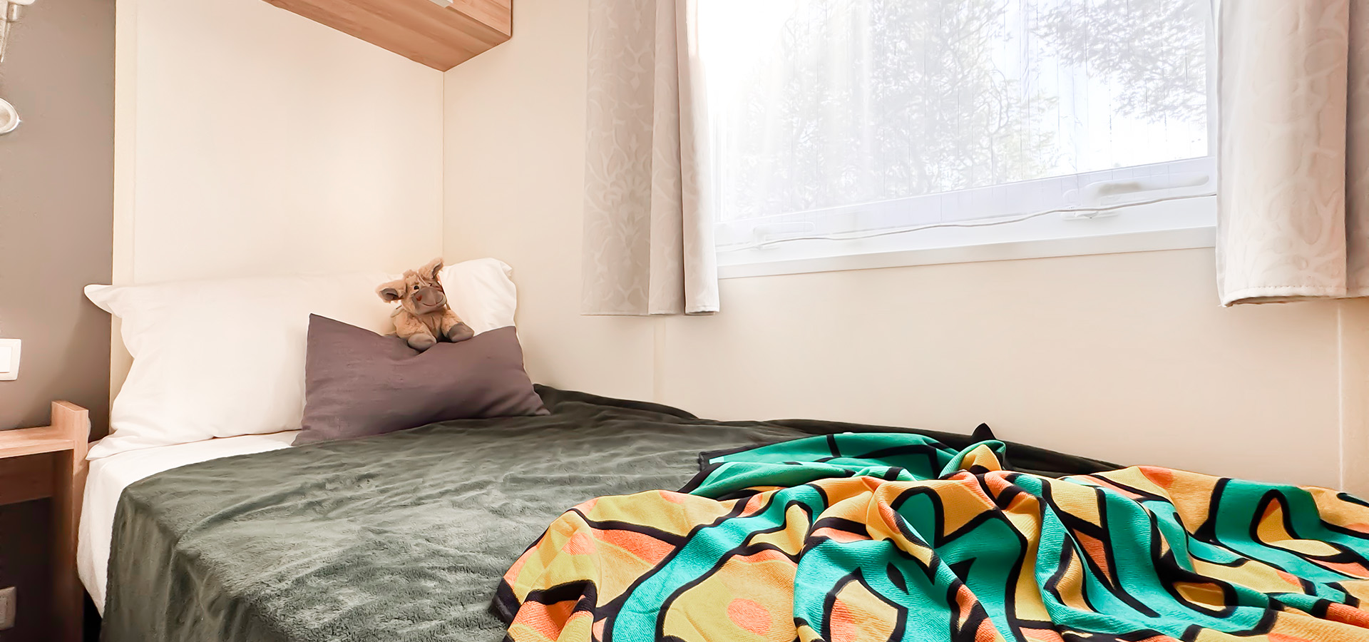 Camping la vetta location MH superieur 3CH XXL chambre enfant 2